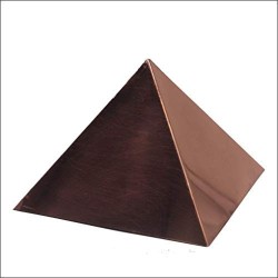 Copper Pyramid Plain – Vastu Energy Enhancer Pyramid for Positive Energy & Harmony (3.5 Inches